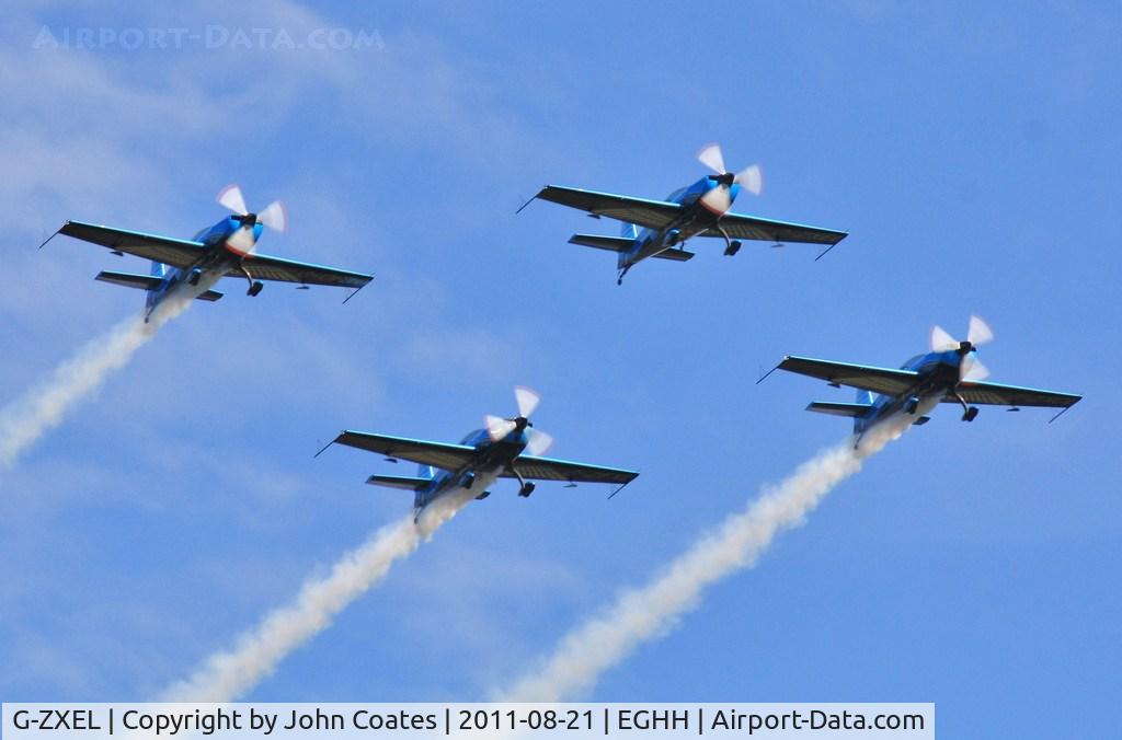 G-ZXEL, 2006 Extra EA-300L C/N 1224, The Blades returning after seafront display