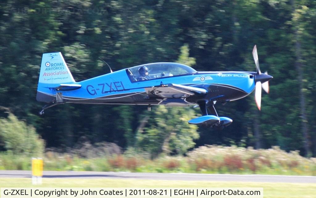 G-ZXEL, 2006 Extra EA-300L C/N 1224, Arriving back after display