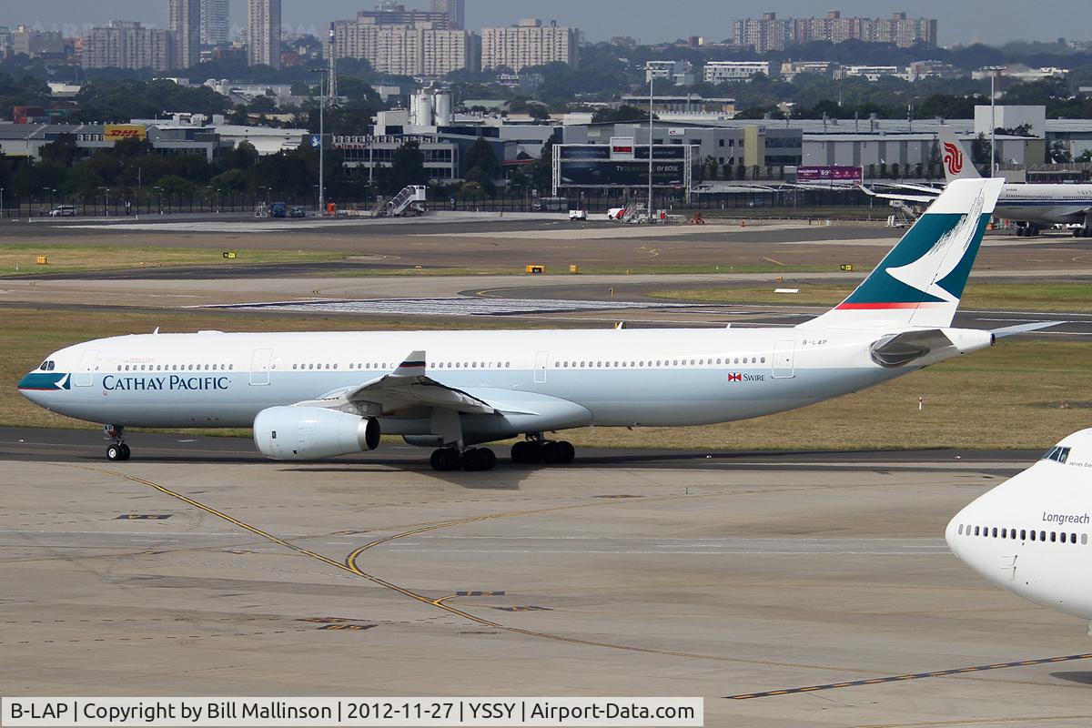B-LAP, 2012 Airbus A330-343X C/N 1343, taxi to 16R