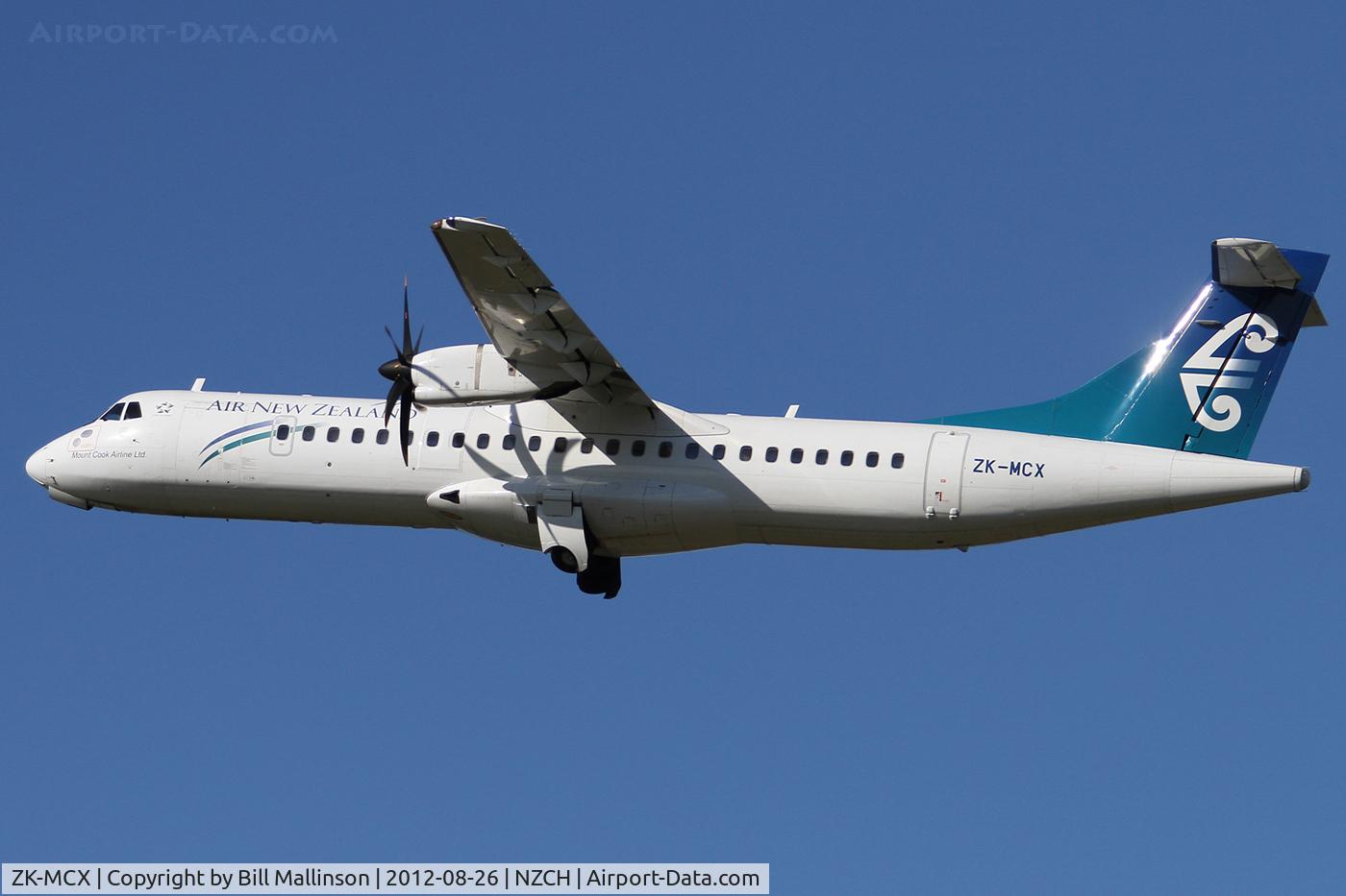 ZK-MCX, 2002 ATR 72-212A C/N 687, away from 02