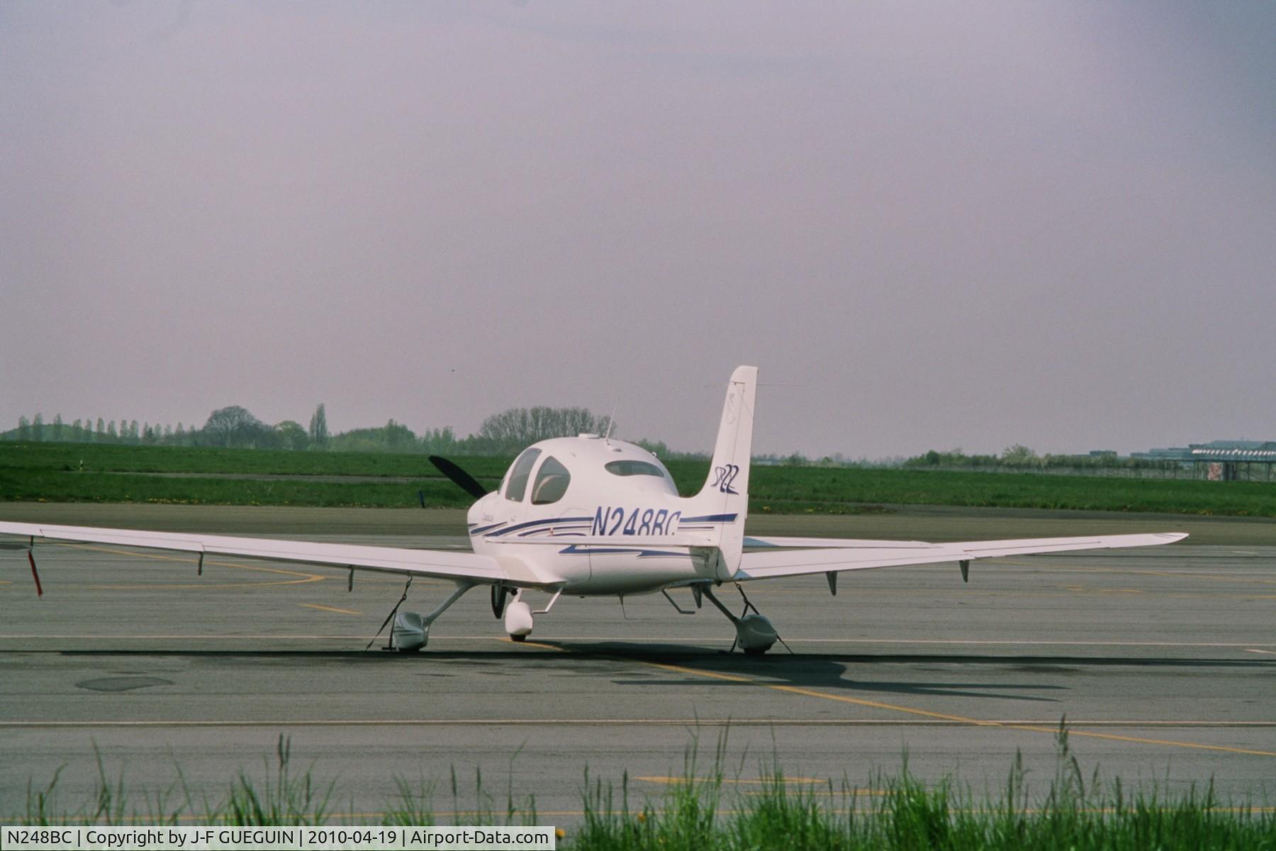 N248BC, 2003 Cirrus SR22 C/N 0583, Parked at Toussus-le-Noble Airport (France)
