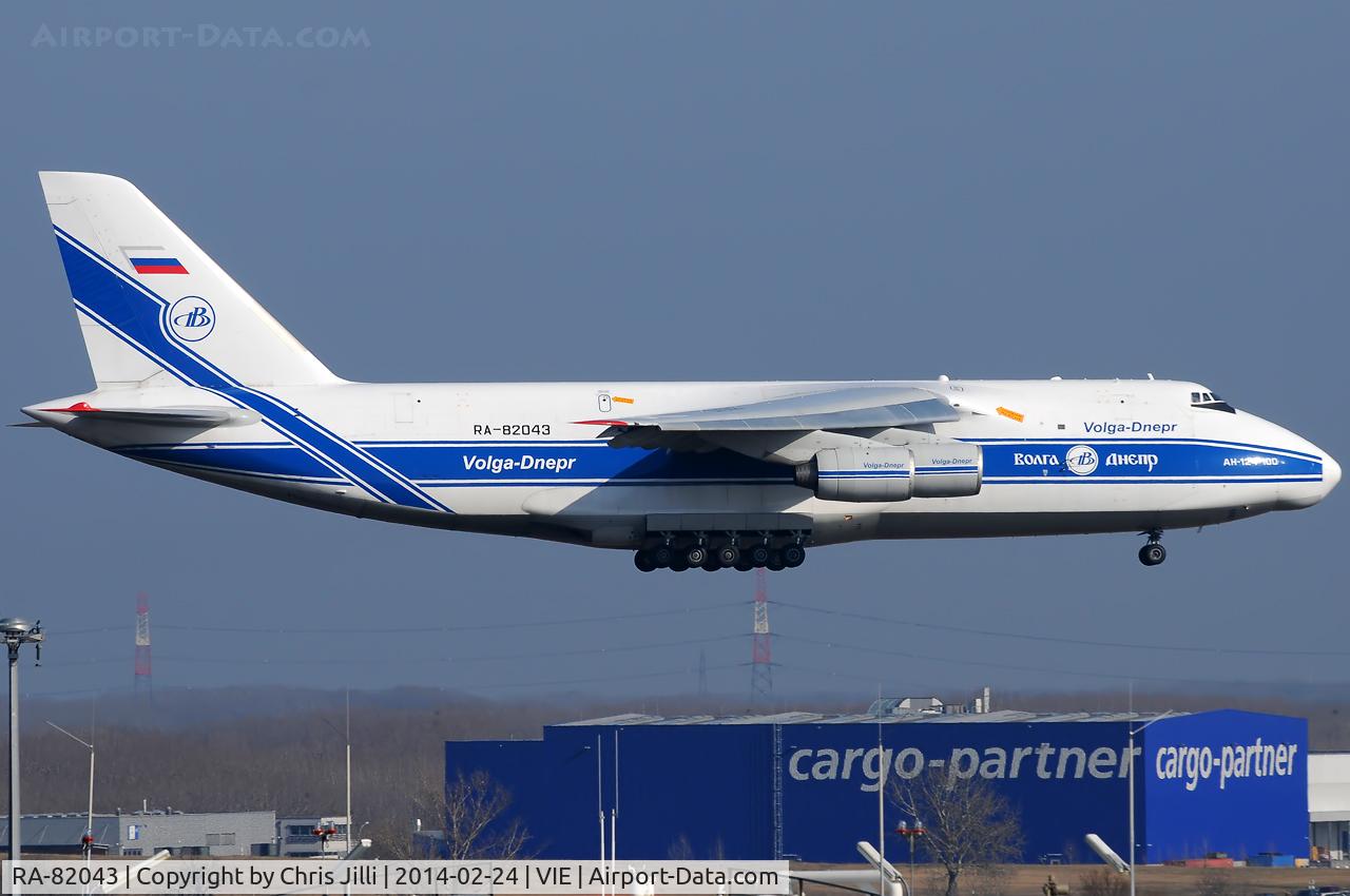 RA-82043, 1990 Antonov An-124-100 Ruslan C/N 9773054155101/0607, Volga Dnepr Airlines