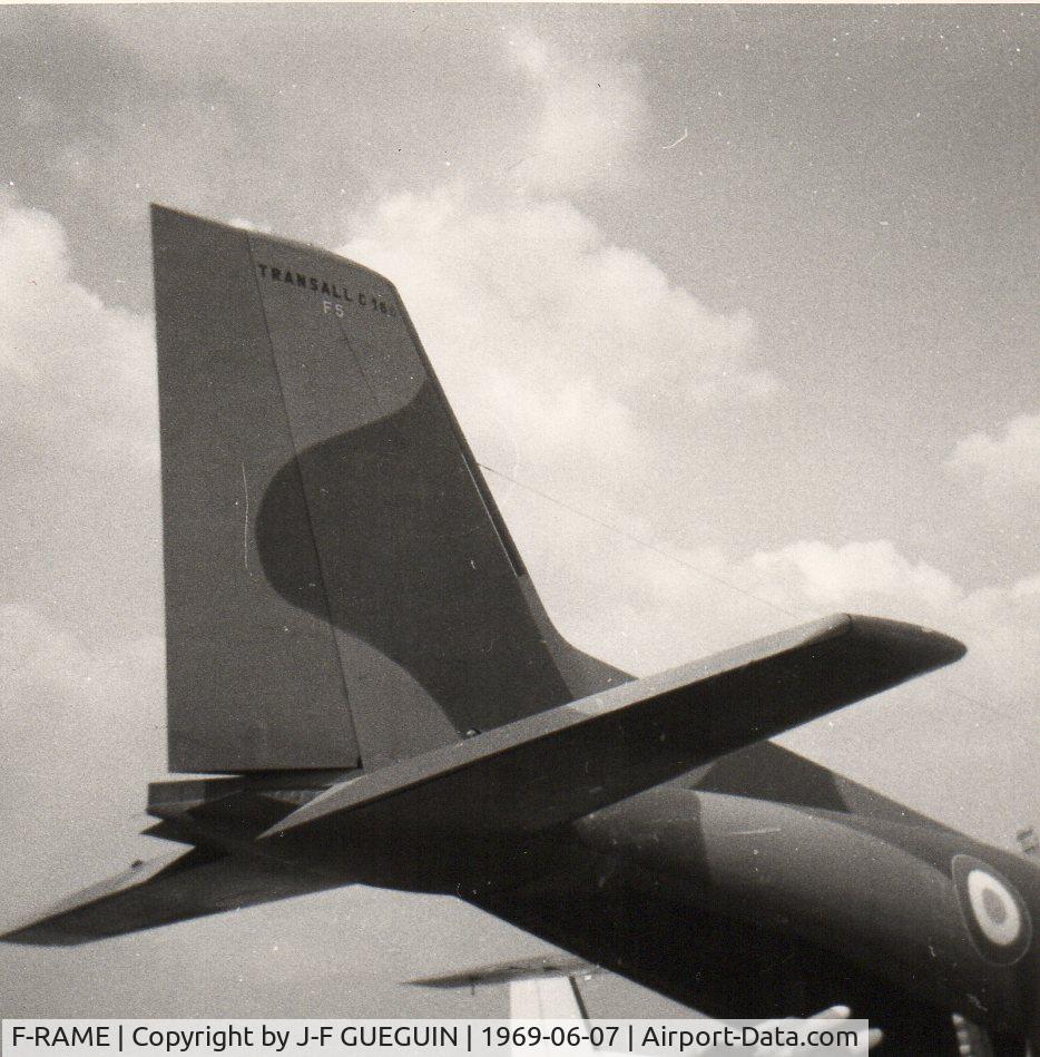 F-RAME, Transall C-160F C/N F5, At Paris-Le Bourget Airshow 1969