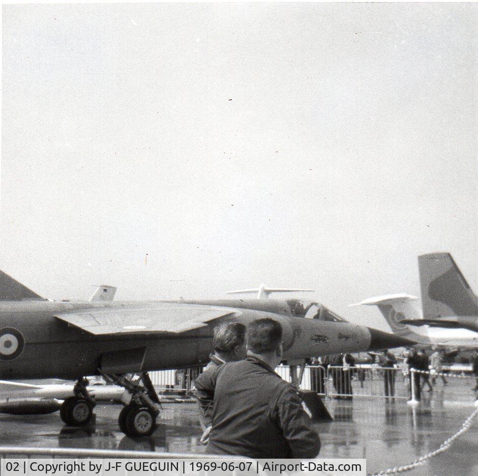02, Dassault Mirage F.1 C/N 02, At Paris-Le Bourget Airshow 1969