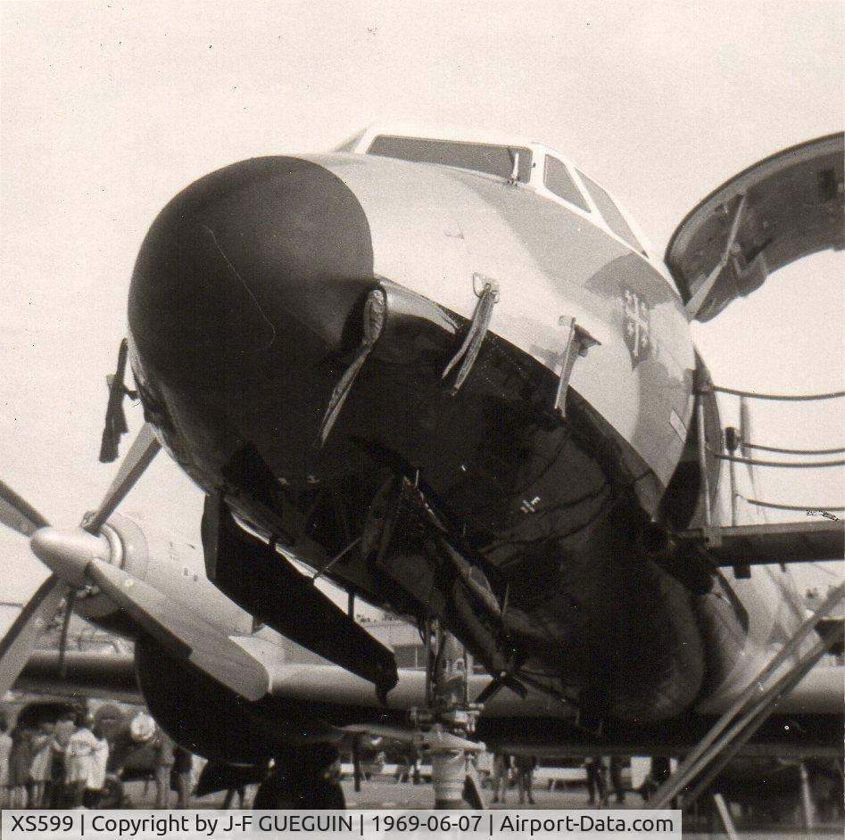XS599, 1966 Hawker Siddeley HS-780 Andover C1 C/N Set 6, At Paris-Le Bourget Airshow 1969