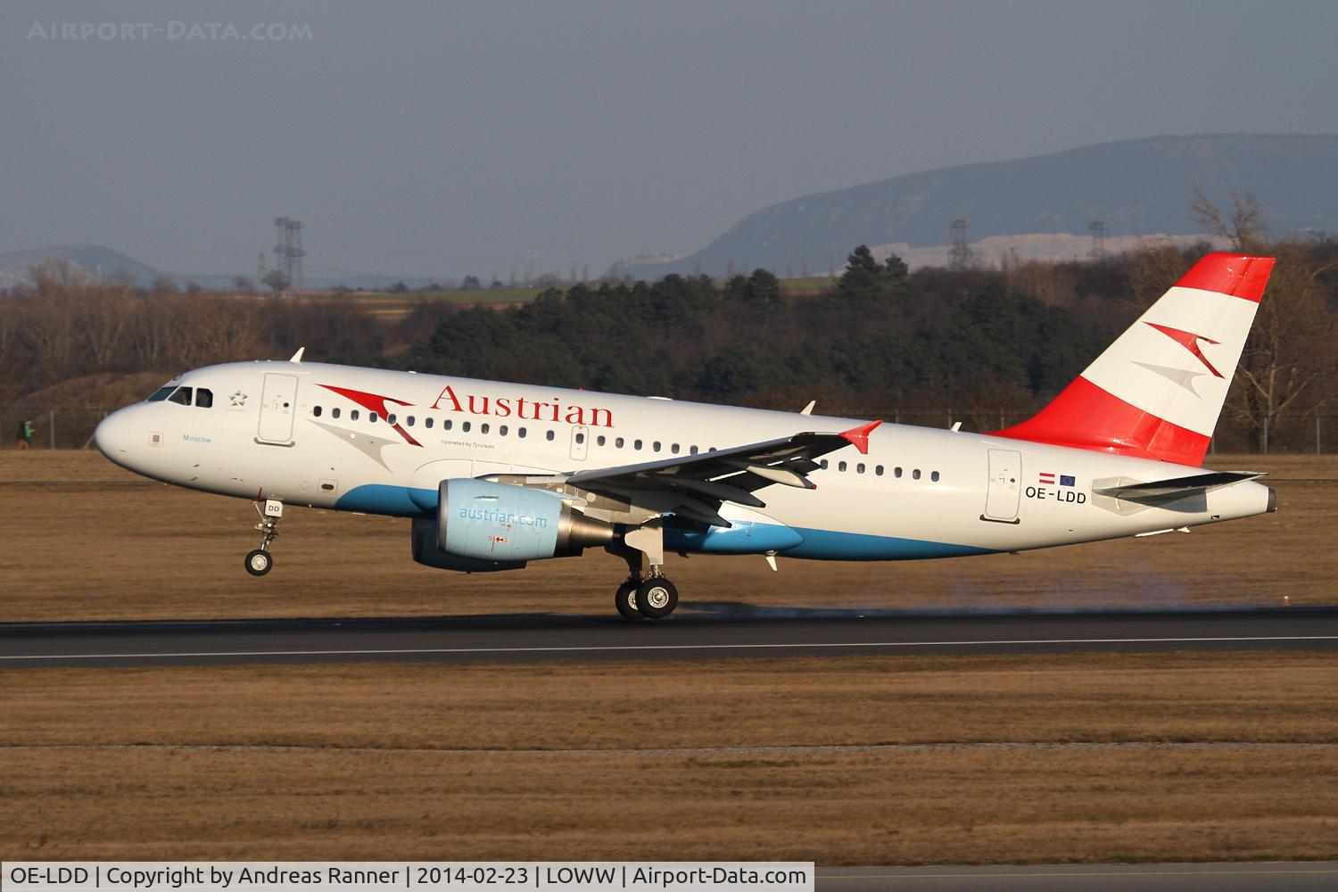 OE-LDD, 2005 Airbus A319-112 C/N 2416, Austrian Airlines A319