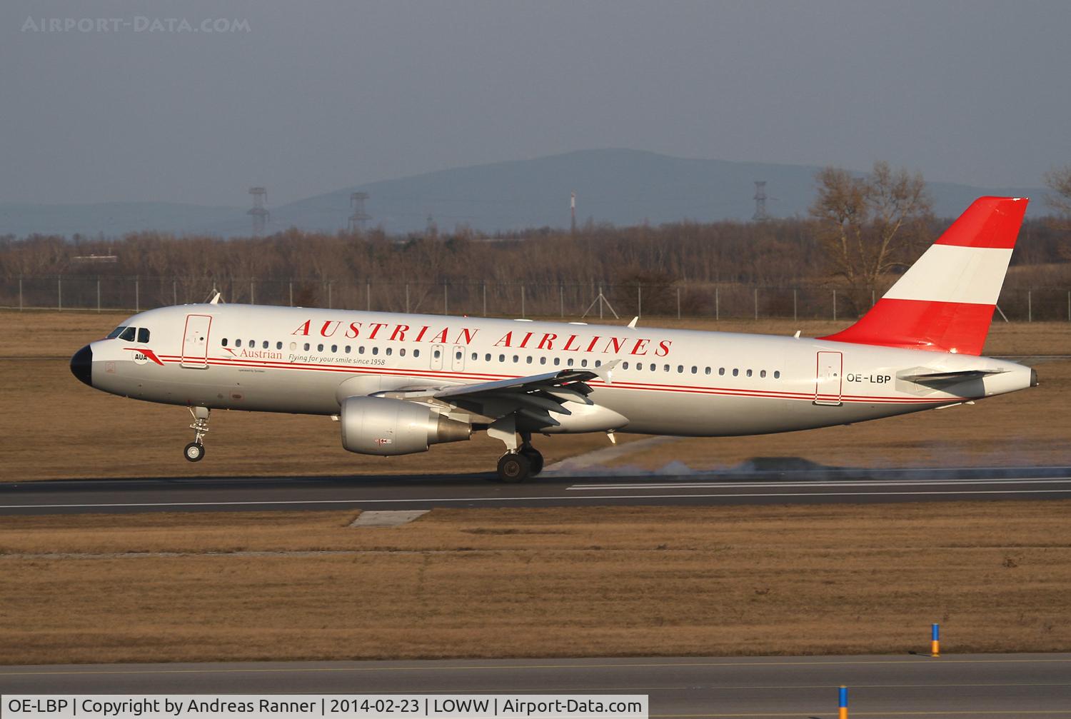 OE-LBP, 1998 Airbus A320-214 C/N 797, Austrian Airlines A320
