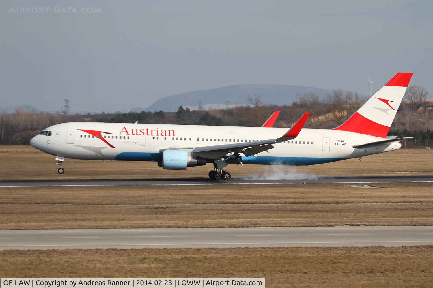 OE-LAW, 1992 Boeing 767-3Z9/ER C/N 26417, Austrian Airlines Boeing 767