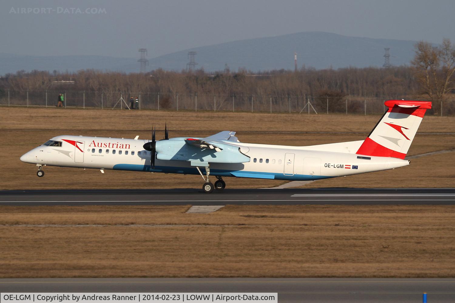 OE-LGM, 2010 De Havilland Canada DHC-8-402Q Dash 8 C/N 4319, Austrian Airlines DHC8