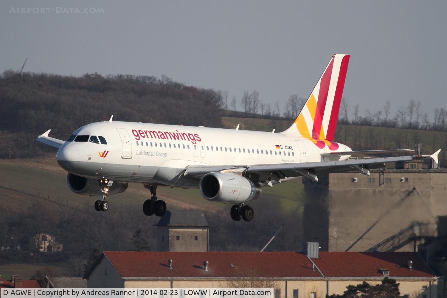 D-AGWE, 2007 Airbus A319-132 C/N 3128, Germanwings A319
