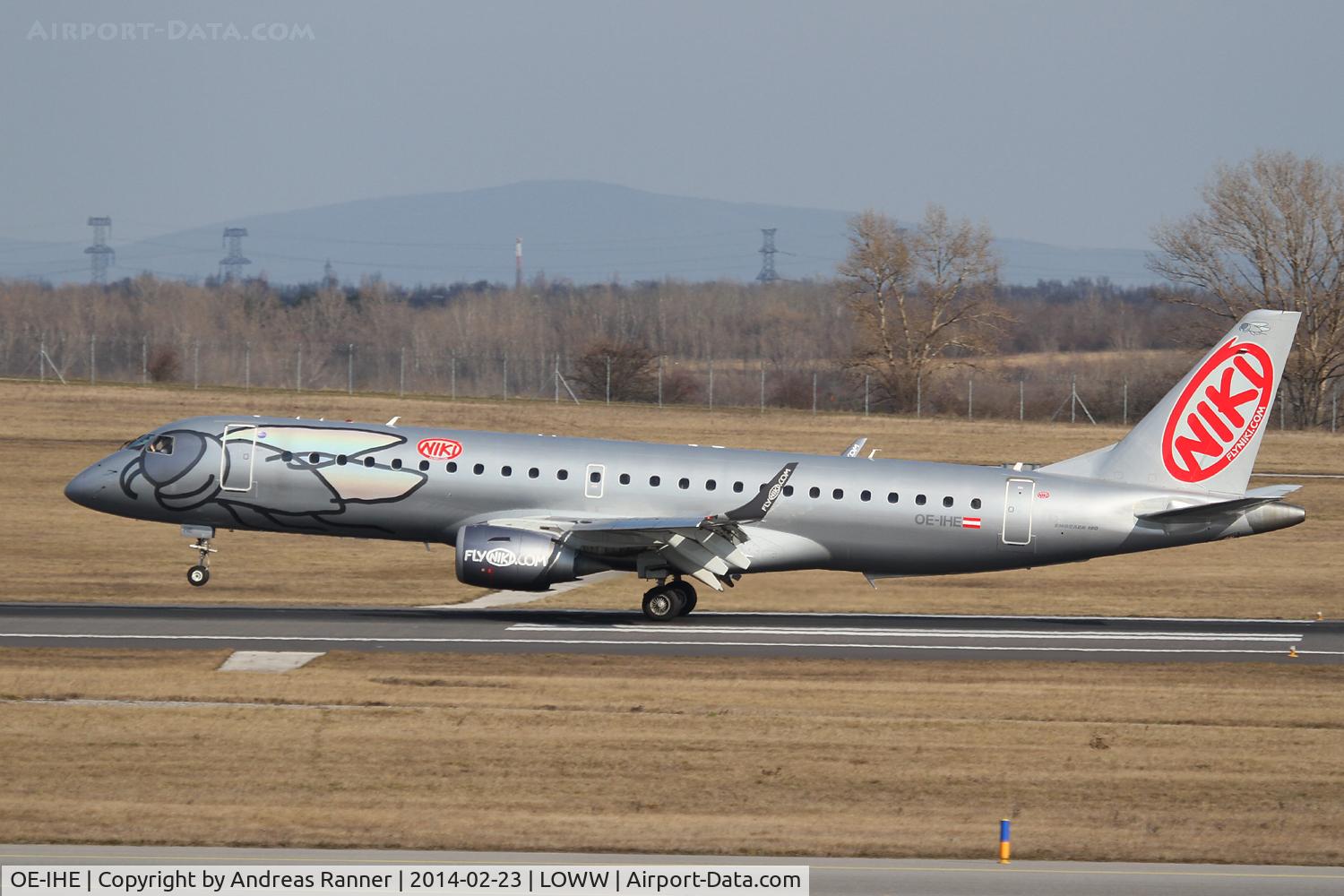 OE-IHE, 2010 Embraer 190LR (ERJ-190-100LR) C/N 19000387, Niki ERJ-190
