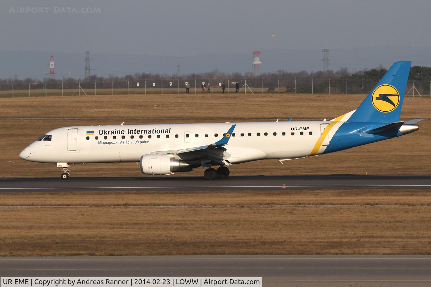 UR-EME, 2013 Embraer 190STD (ERJ-190-100) C/N 19000614, Ukraine International ERJ-190