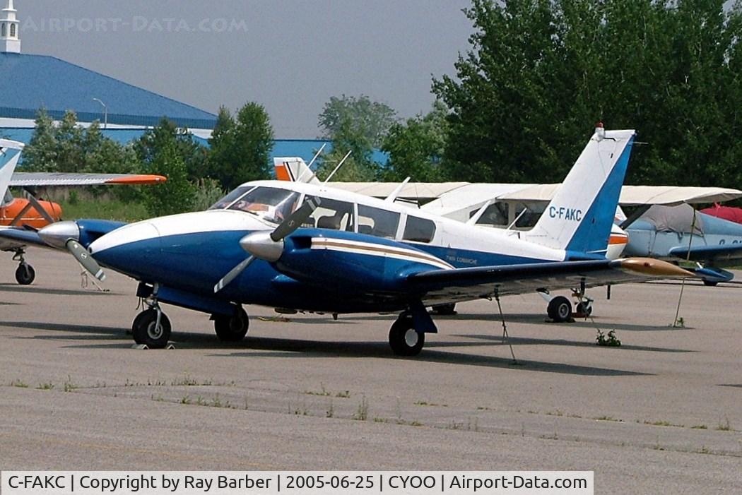 C-FAKC, 1970 Piper PA-39 Twin Comanche C/R C/N 39-36, Piper PA-39 Twin Comanche C/R [39-36] Oshawa~C 25/06/2005
