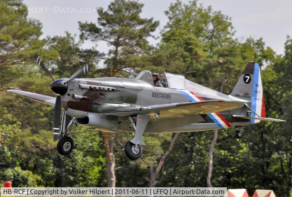 HB-RCF, 1942 Morane-Saulnier D-3801 (MS-412) C/N 194, at lffq