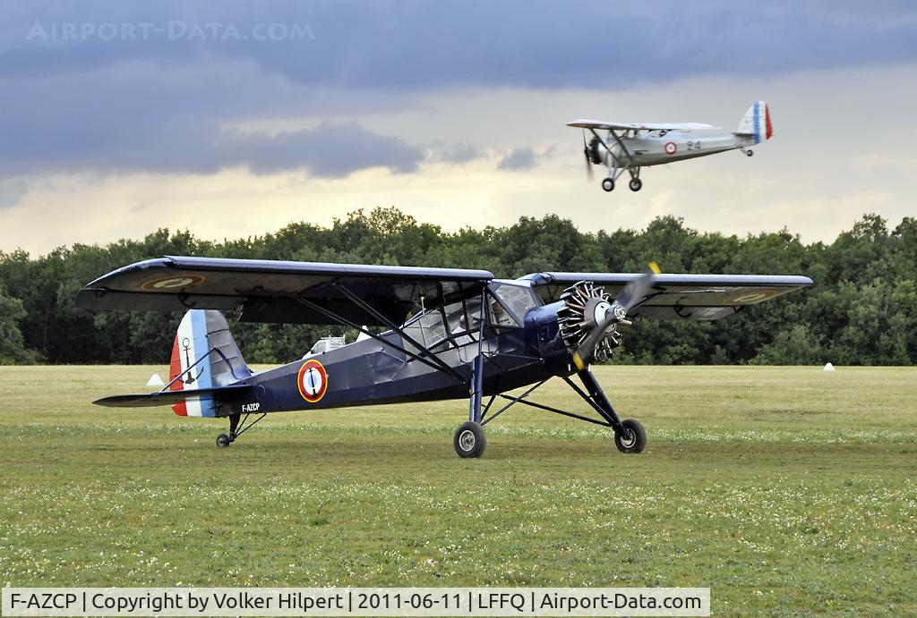 F-AZCP, Morane-Saulnier MS-502 Criquet C/N 320, at lffq