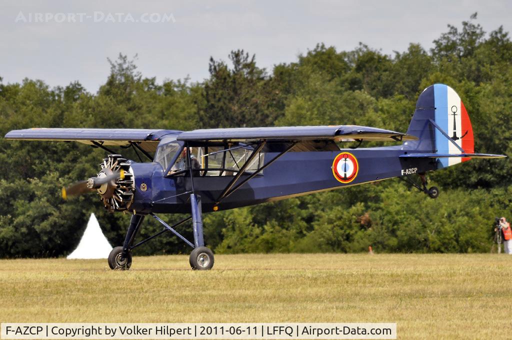 F-AZCP, Morane-Saulnier MS-502 Criquet C/N 320, at lffq