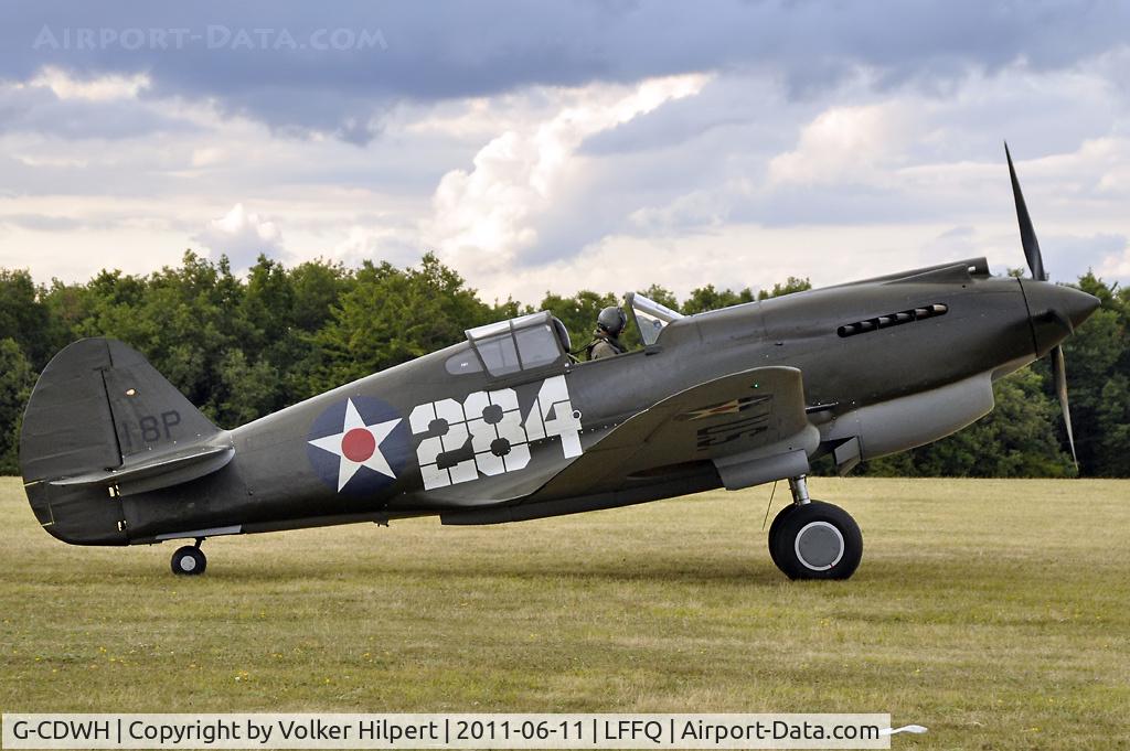 G-CDWH, 1941 Curtiss P-40B Warhawk C/N 16073, at lffq