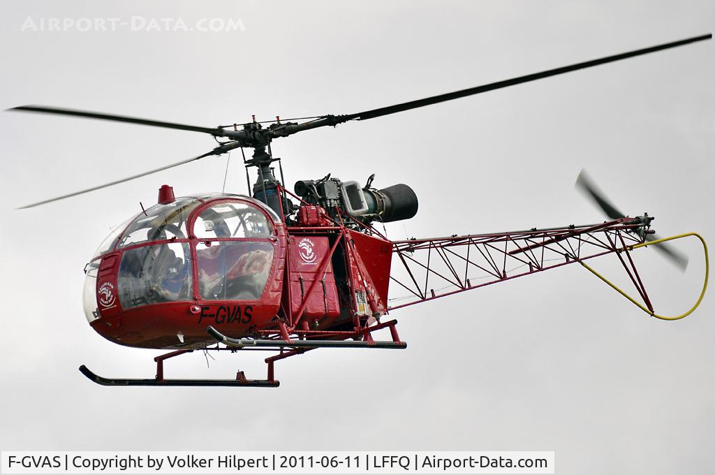 F-GVAS, Aerospatiale SE-313B Alouette II C/N 1060, at lffq