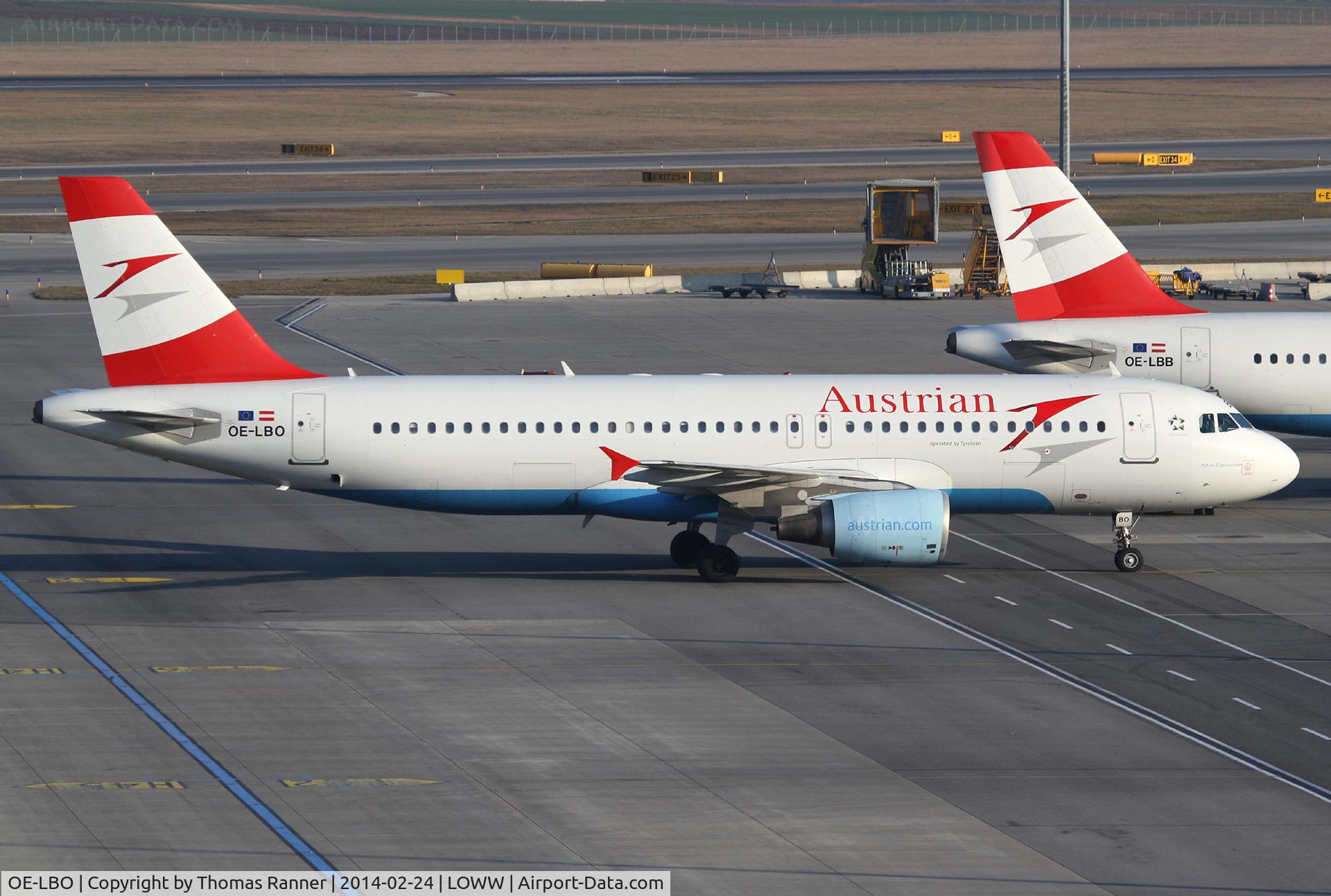 OE-LBO, 1998 Airbus A320-214 C/N 776, Austrian A320