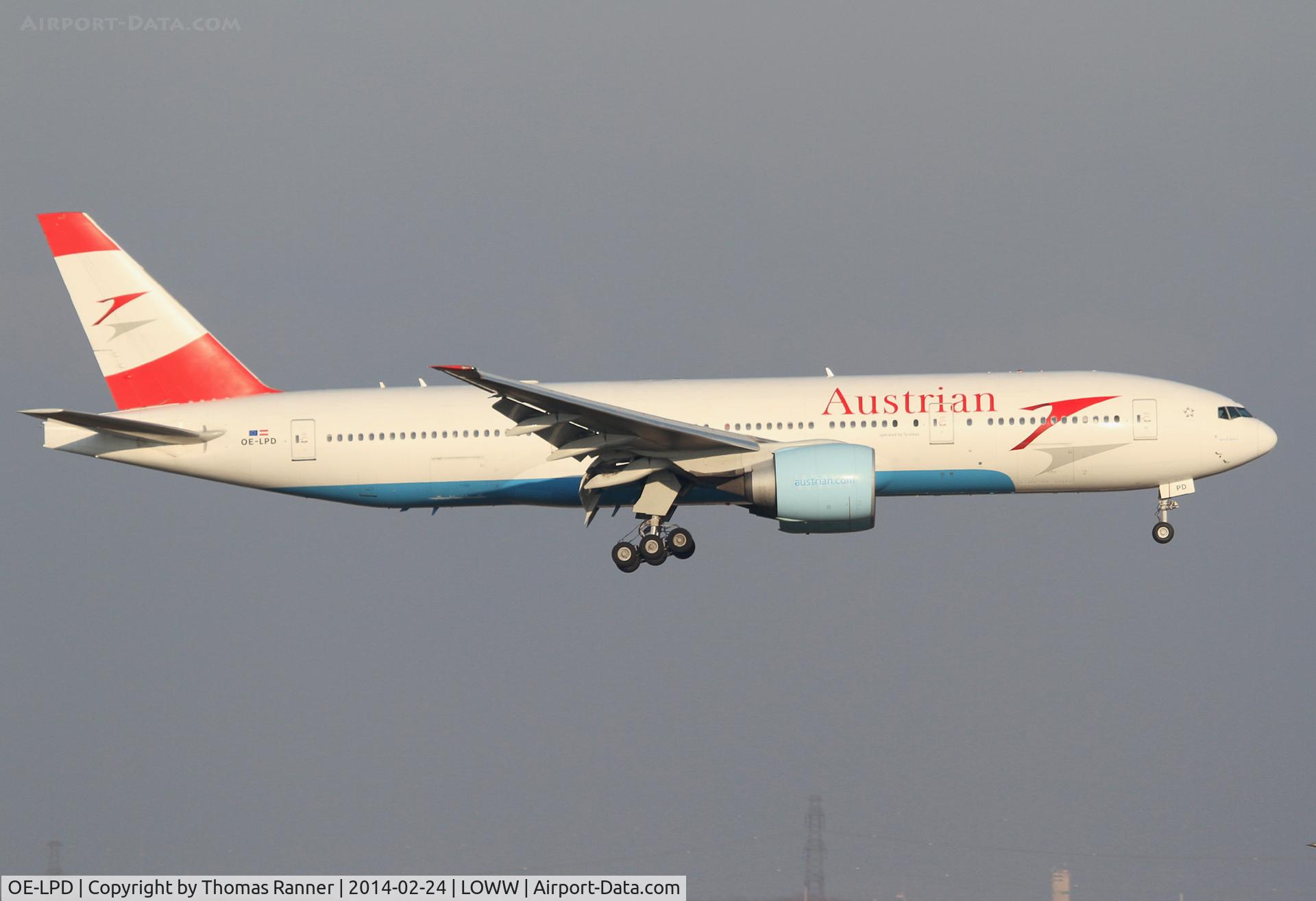 OE-LPD, 2006 Boeing 777-2Z9/ER C/N 35960, Austrian B777