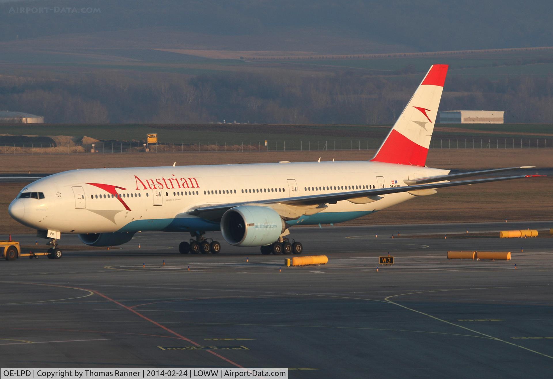 OE-LPD, 2006 Boeing 777-2Z9/ER C/N 35960, Austrian B777