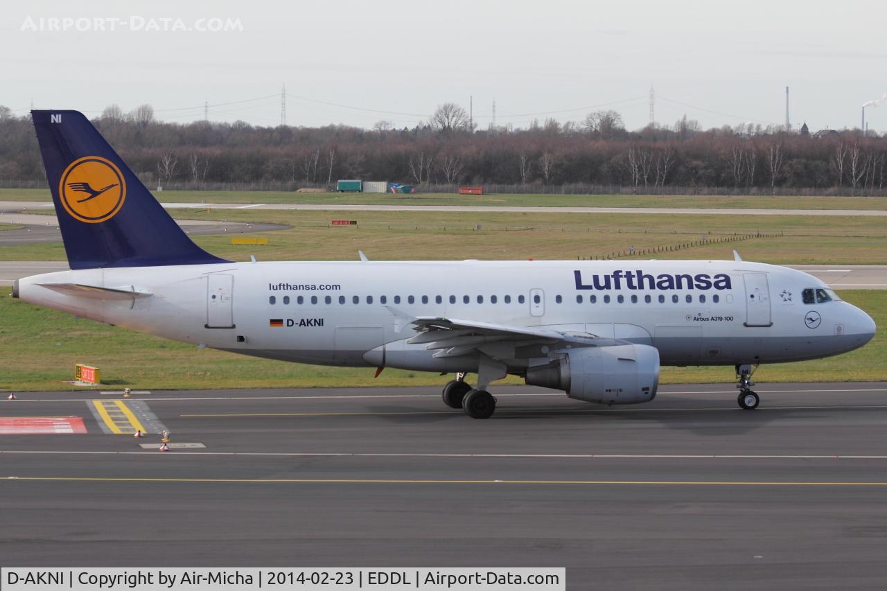 D-AKNI, 1999 Airbus A319-112 C/N 1016, Lufthansa