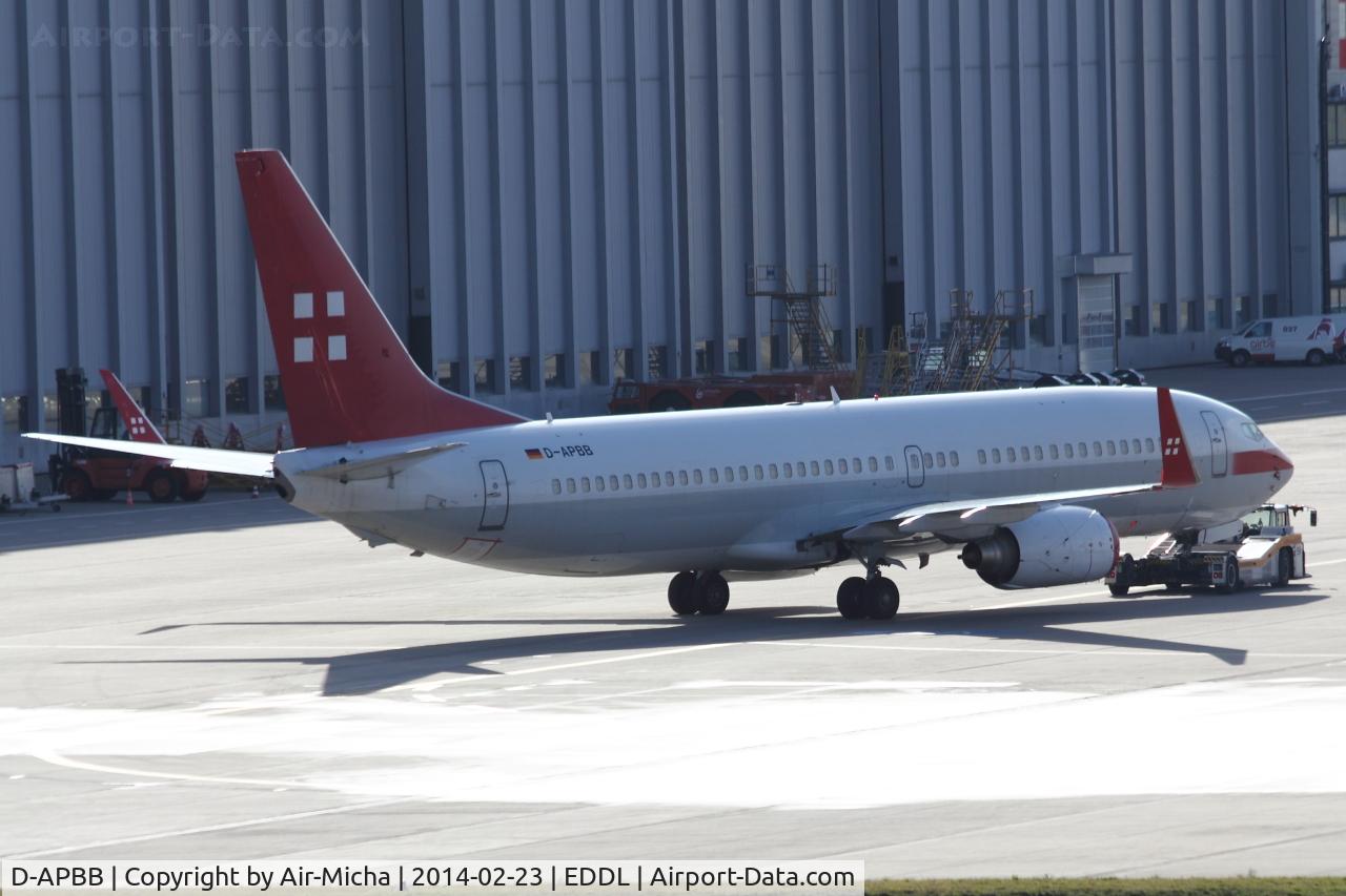 D-APBB, 2008 Boeing 737-8Q8 C/N 35278, PrivatAir