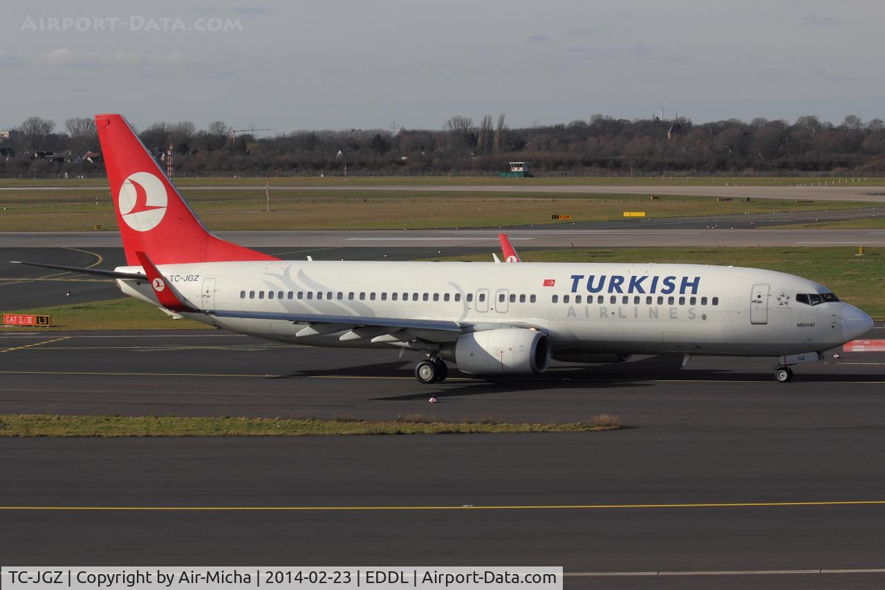 TC-JGZ, 2008 Boeing 737-8F2 C/N 35789, Turkish Airlines