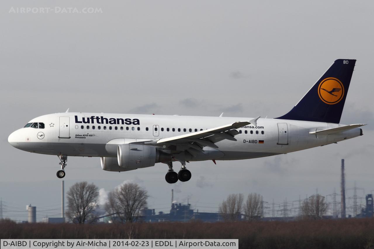 D-AIBD, 2010 Airbus A319-112 C/N 4455, Lufthansa