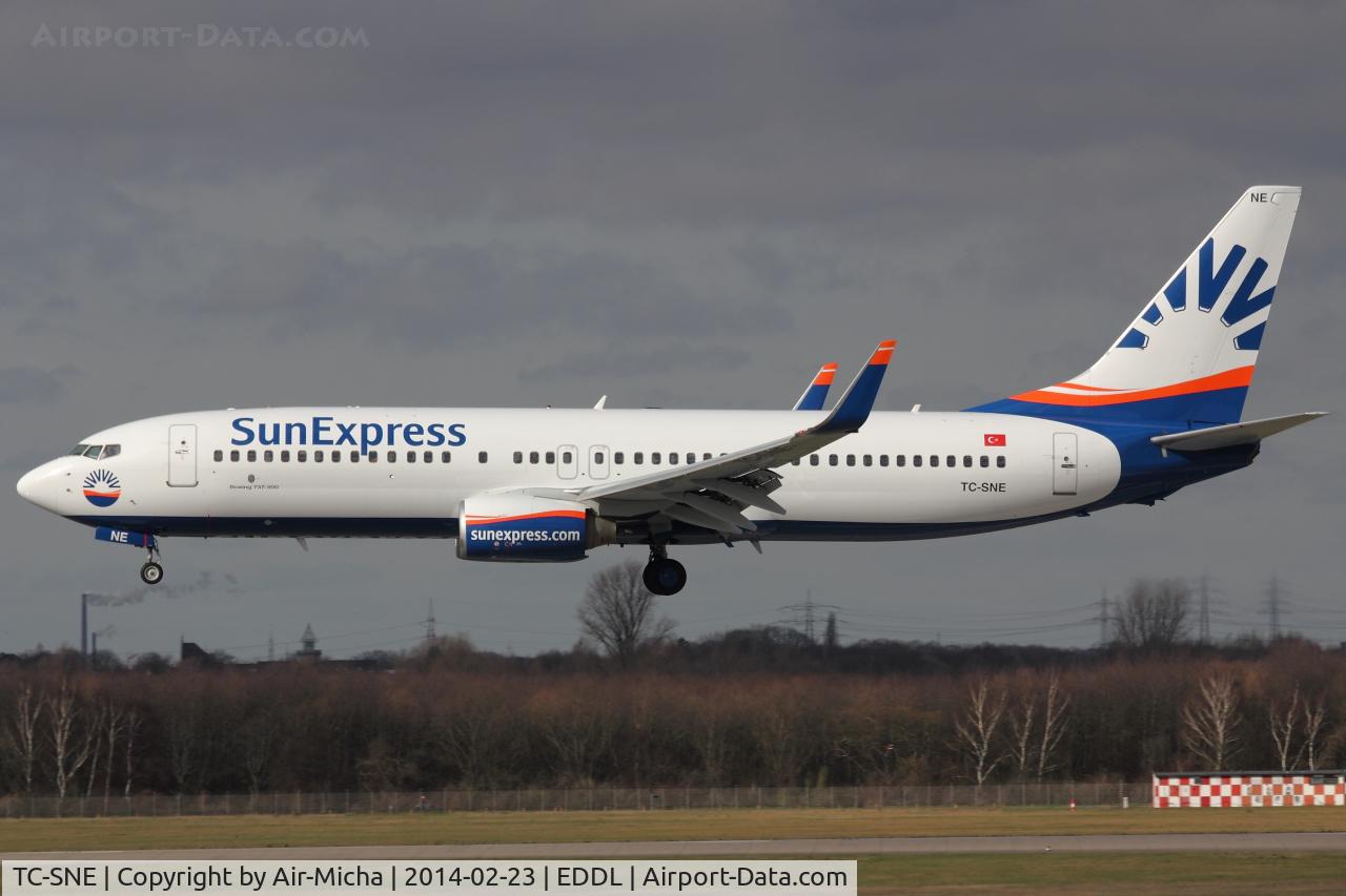 TC-SNE, 2008 Boeing 737-8HX C/N 29684, SunExpress
