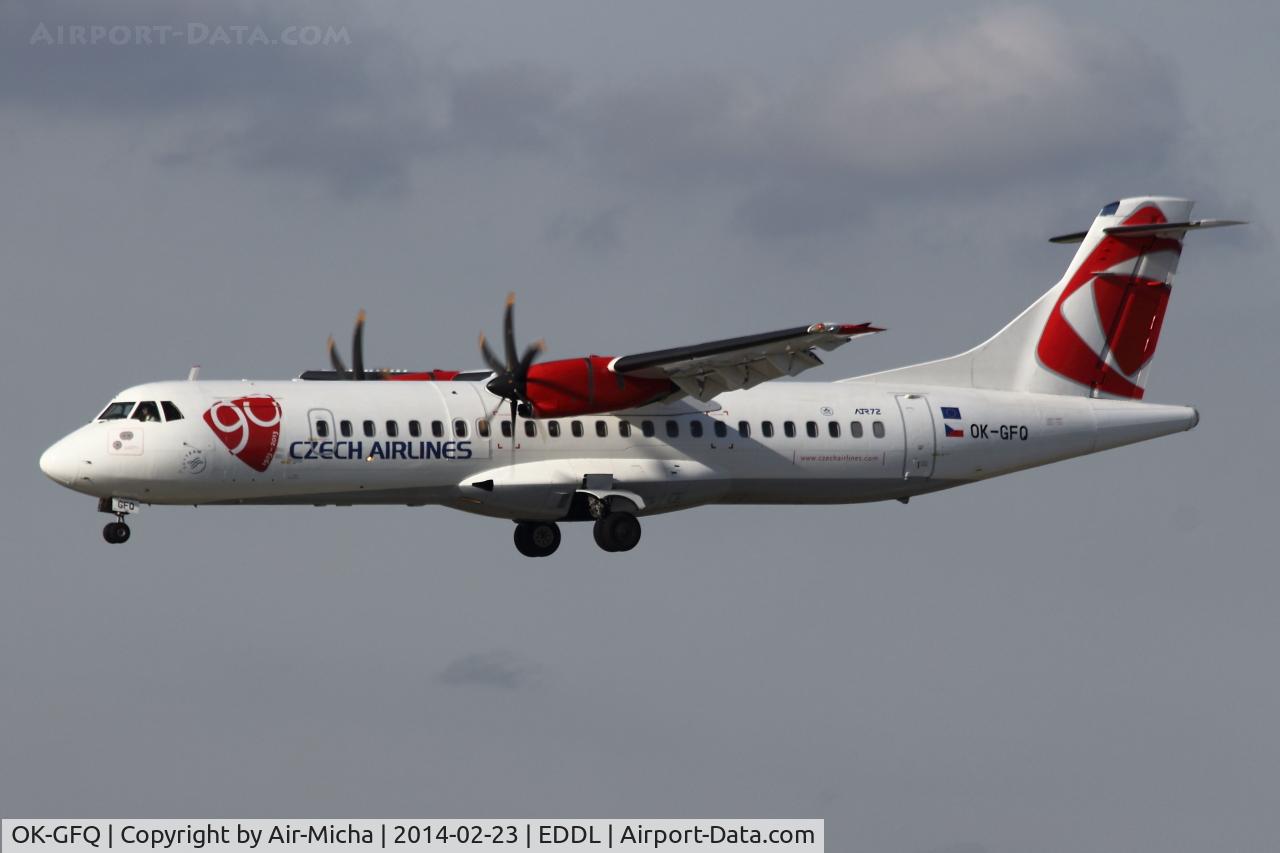 OK-GFQ, 2001 ATR 72-212A C/N 674, CSA CZECH Airlines