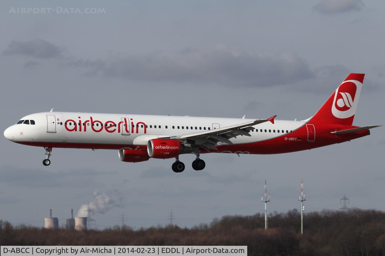D-ABCC, 2010 Airbus A321-211 C/N 4334, Air Berlin