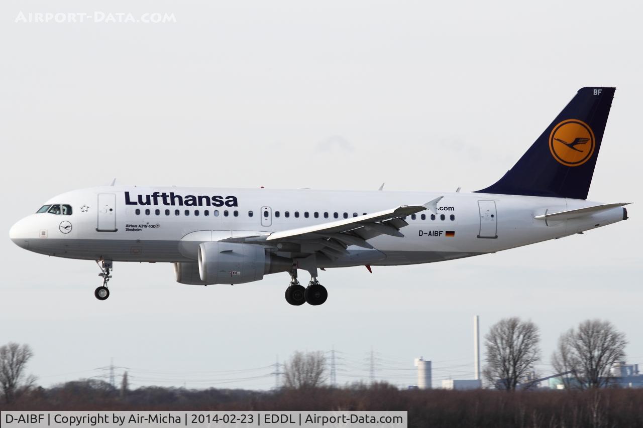 D-AIBF, 2011 Airbus A319-112 C/N 4796, Lufthansa