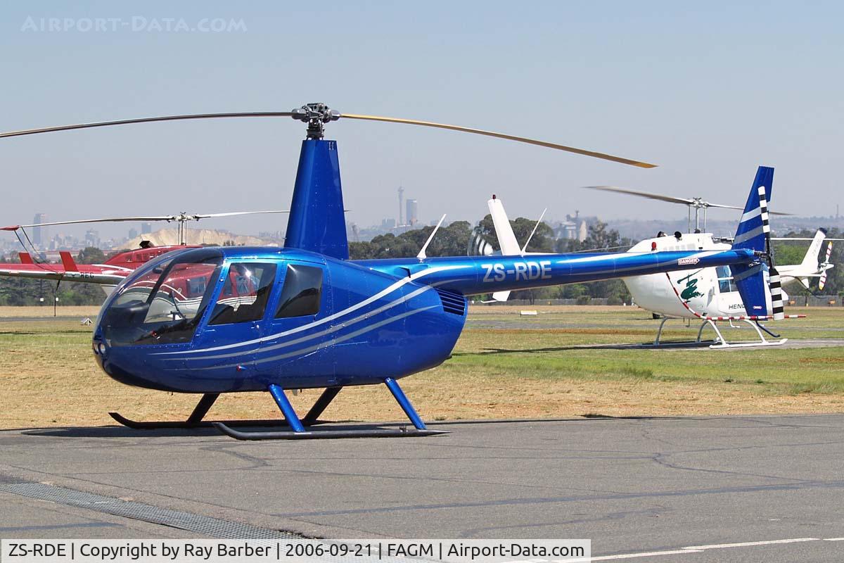 ZS-RDE, Robinson R44 Raven II C/N 11070, Robinson R-44 Raven II [11070] Johannesburg-Rand~ZS 21/09/2006