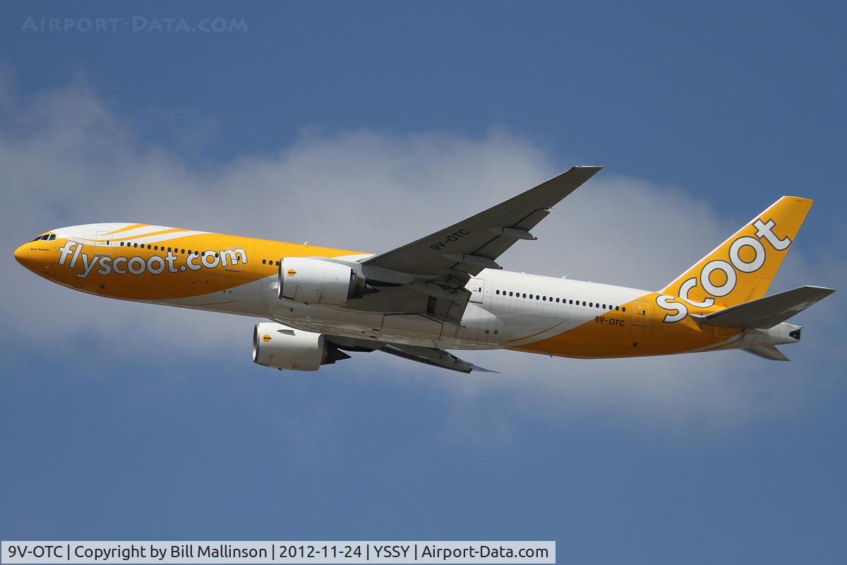 9V-OTC, 1997 Boeing 777-212/ER C/N 28509, away back to SIN