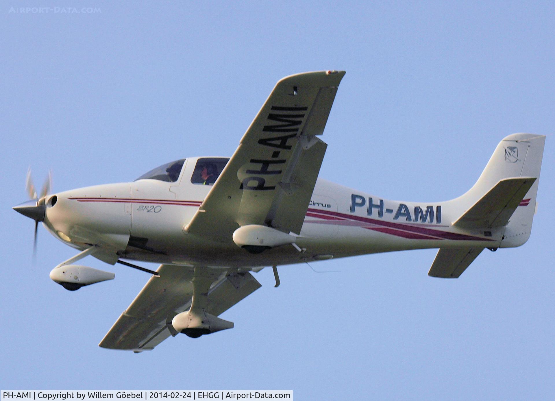 PH-AMI, 2009 Cirrus SR20 C/N 1341, Prepare for landing on Eelde Airport