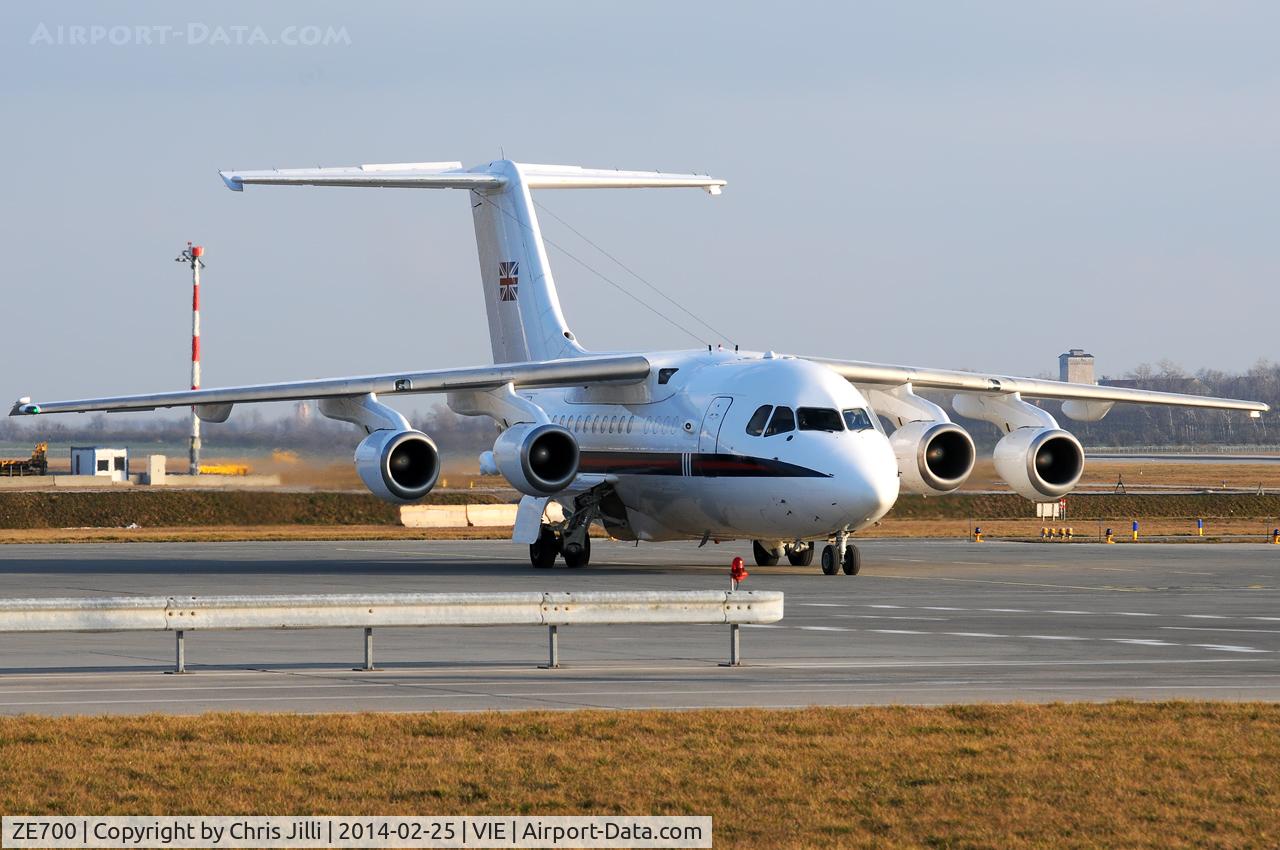 ZE700, 1984 British Aerospace BAe.146-100 CC.2 C/N E1021, Royal Air Force
