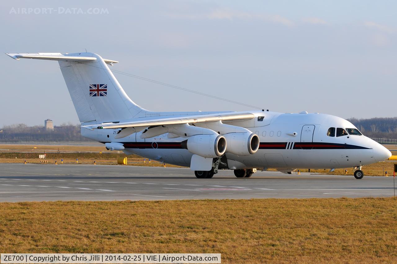 ZE700, 1984 British Aerospace BAe.146-100 CC.2 C/N E1021, Royal Air Force