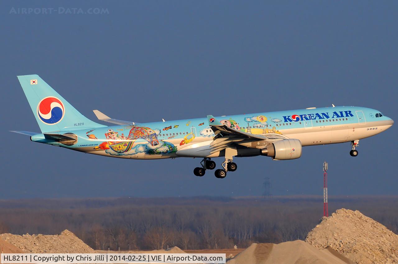 HL8211, 2010 Airbus A330-223 C/N 1133, Korean Air