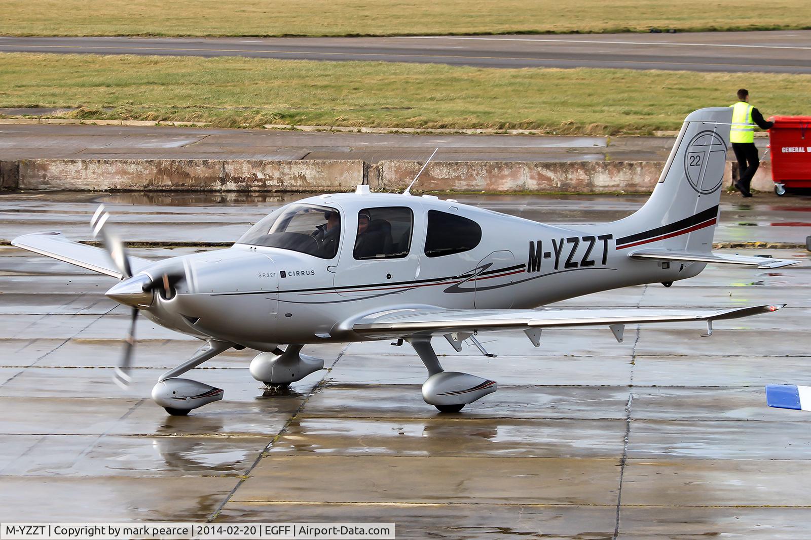 M-YZZT, 2011 Cirrus SR22T C/N 0073, Seen on a visit to Cardiff airport