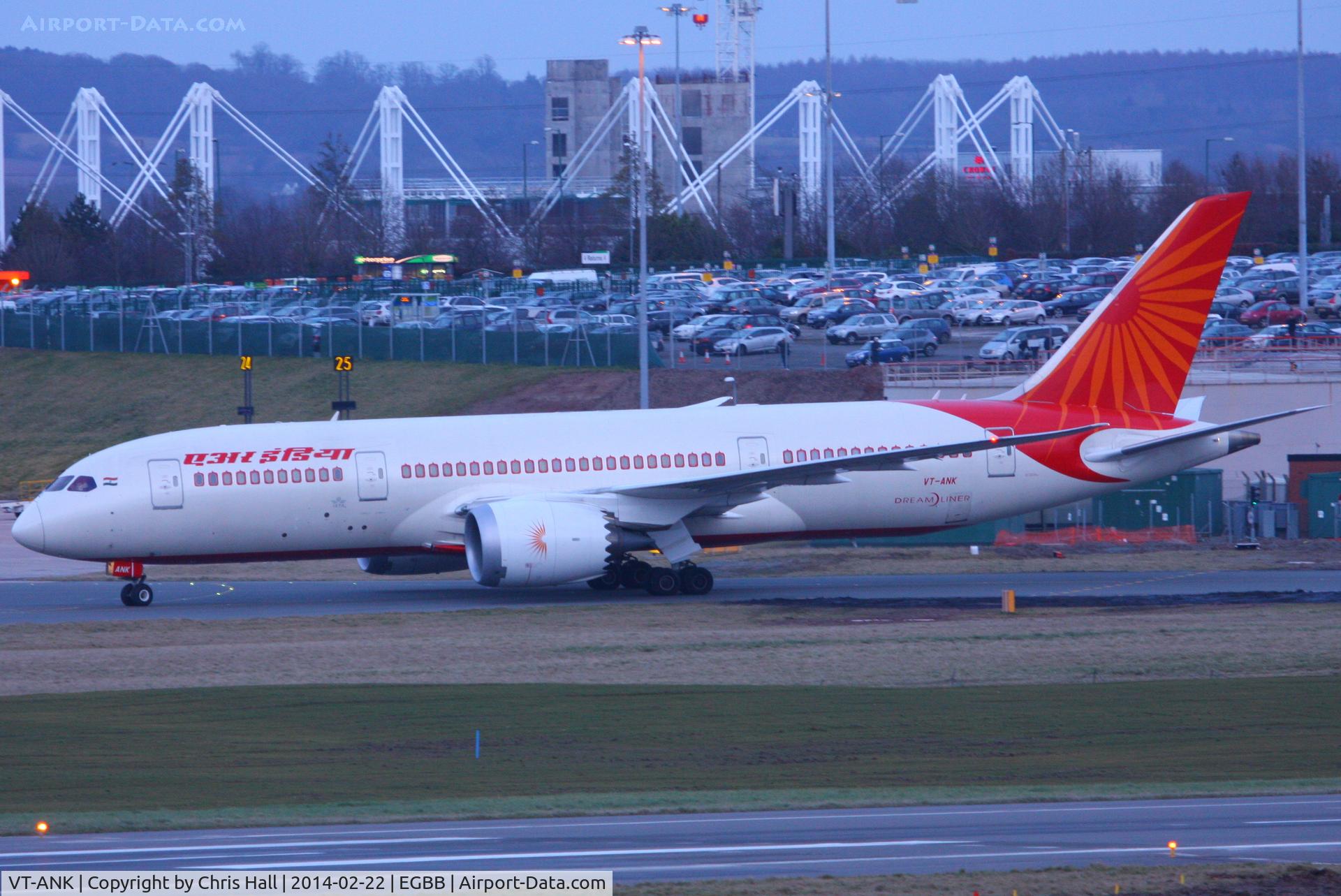VT-ANK, 2012 Boeing 787-8 Dreamliner C/N 36282, Air India