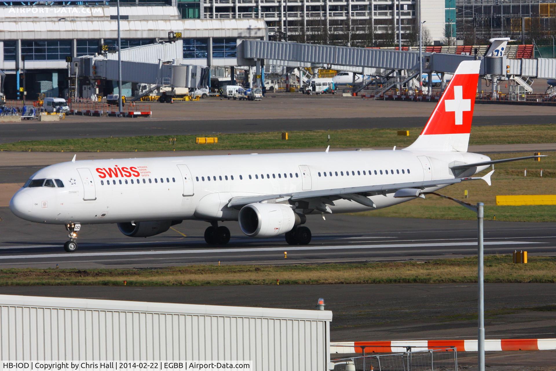HB-IOD, 1995 Airbus A321-111 C/N 522, Swiss International Air Lines