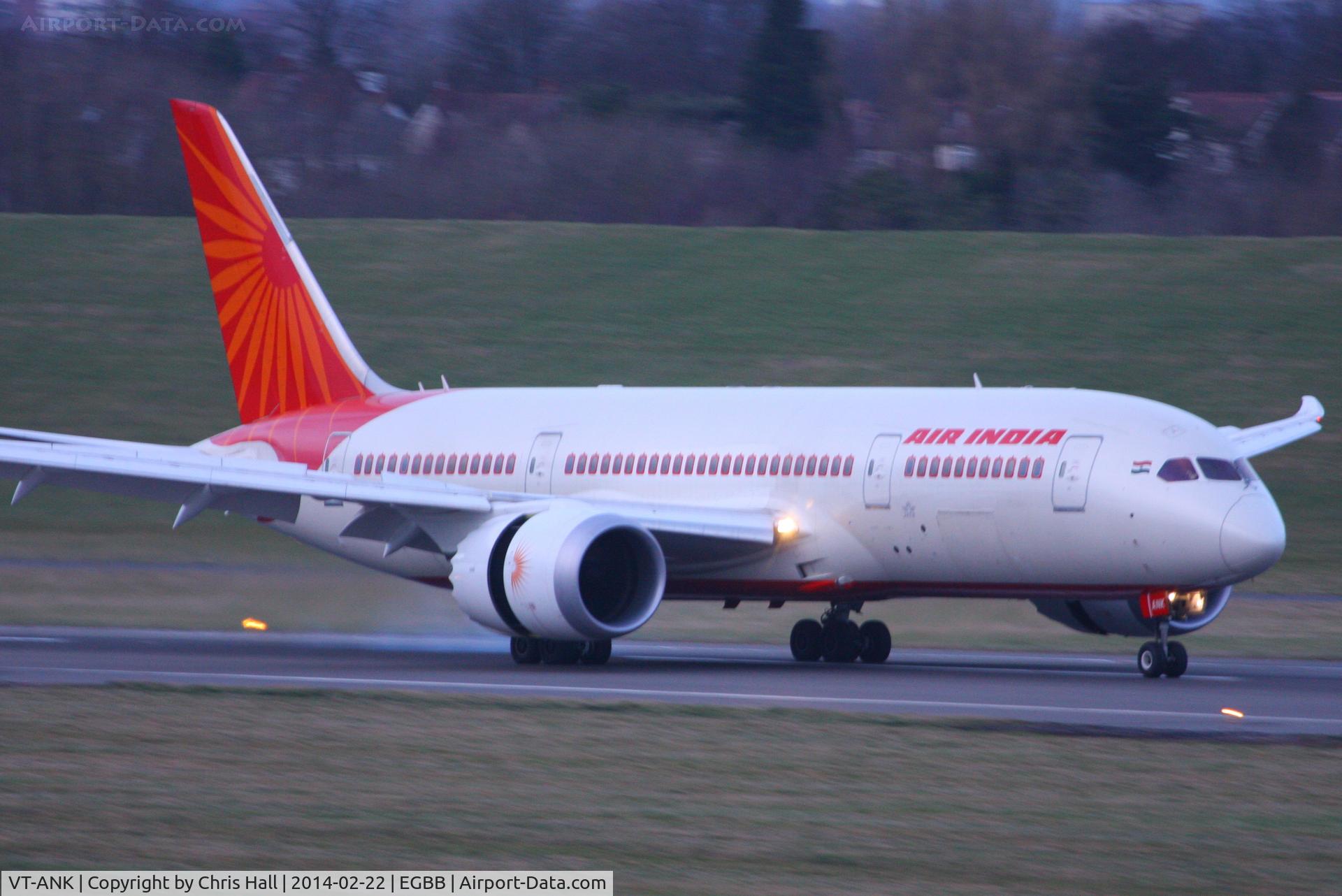 VT-ANK, 2012 Boeing 787-8 Dreamliner C/N 36282, Air India