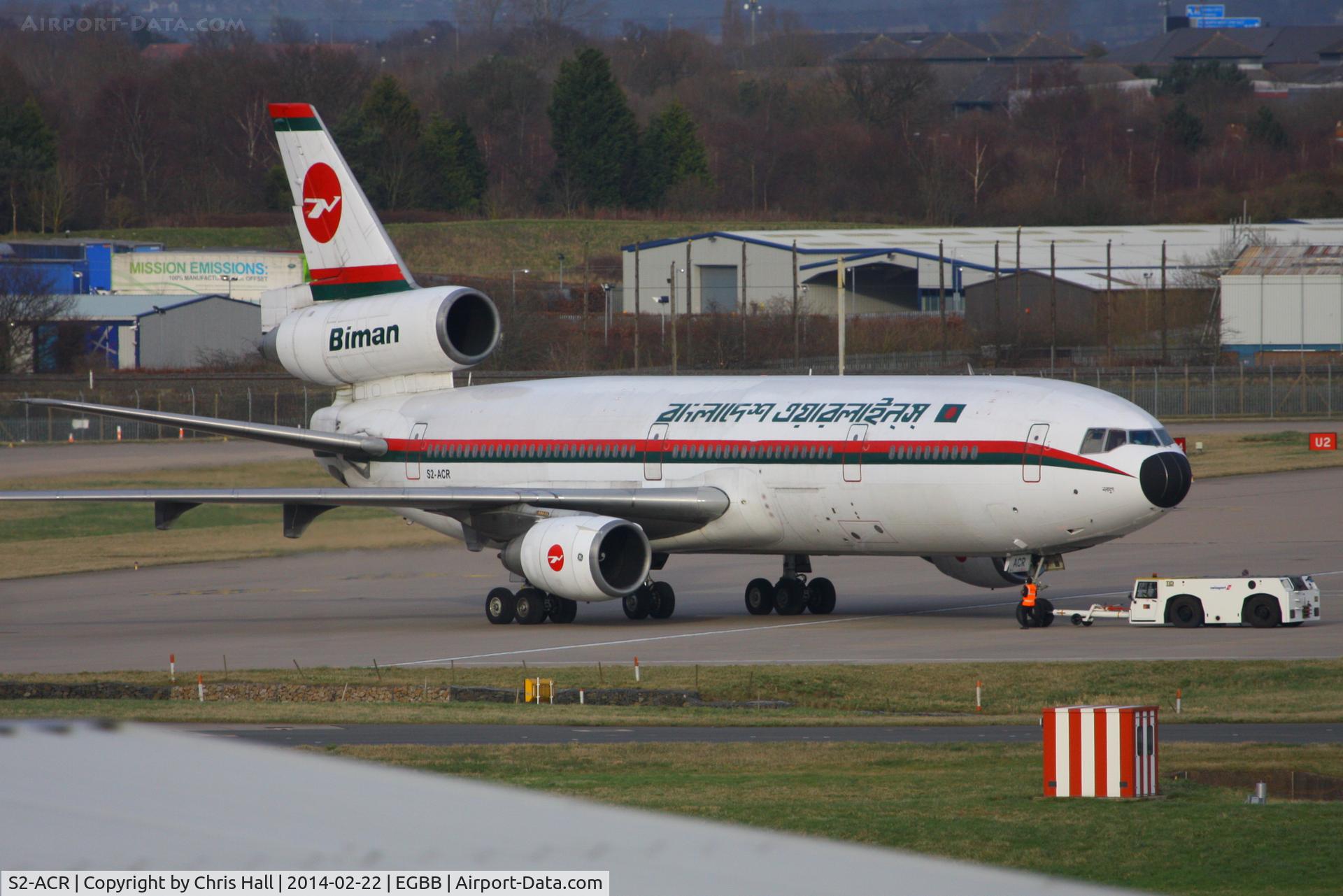 S2-ACR, 1988 McDonnell Douglas DC-10-30 C/N 48317, Biman Bangladesh Airlines