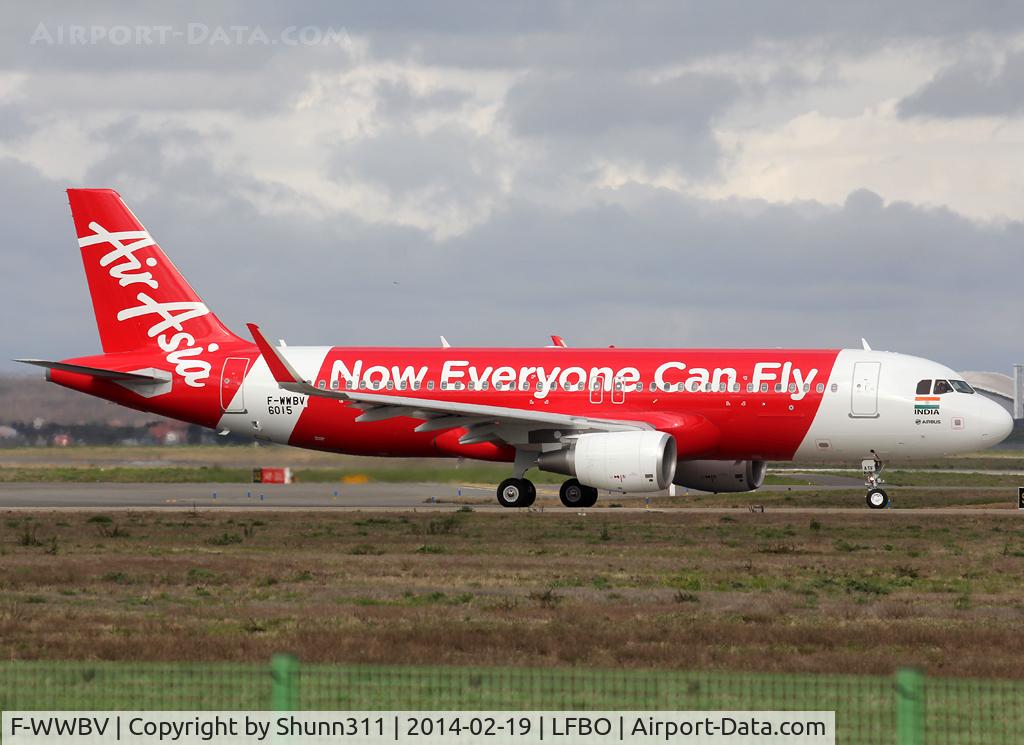 F-WWBV, 2014 Airbus A320-216 C/N 6015, C/n 6015 - To be VT-ATF