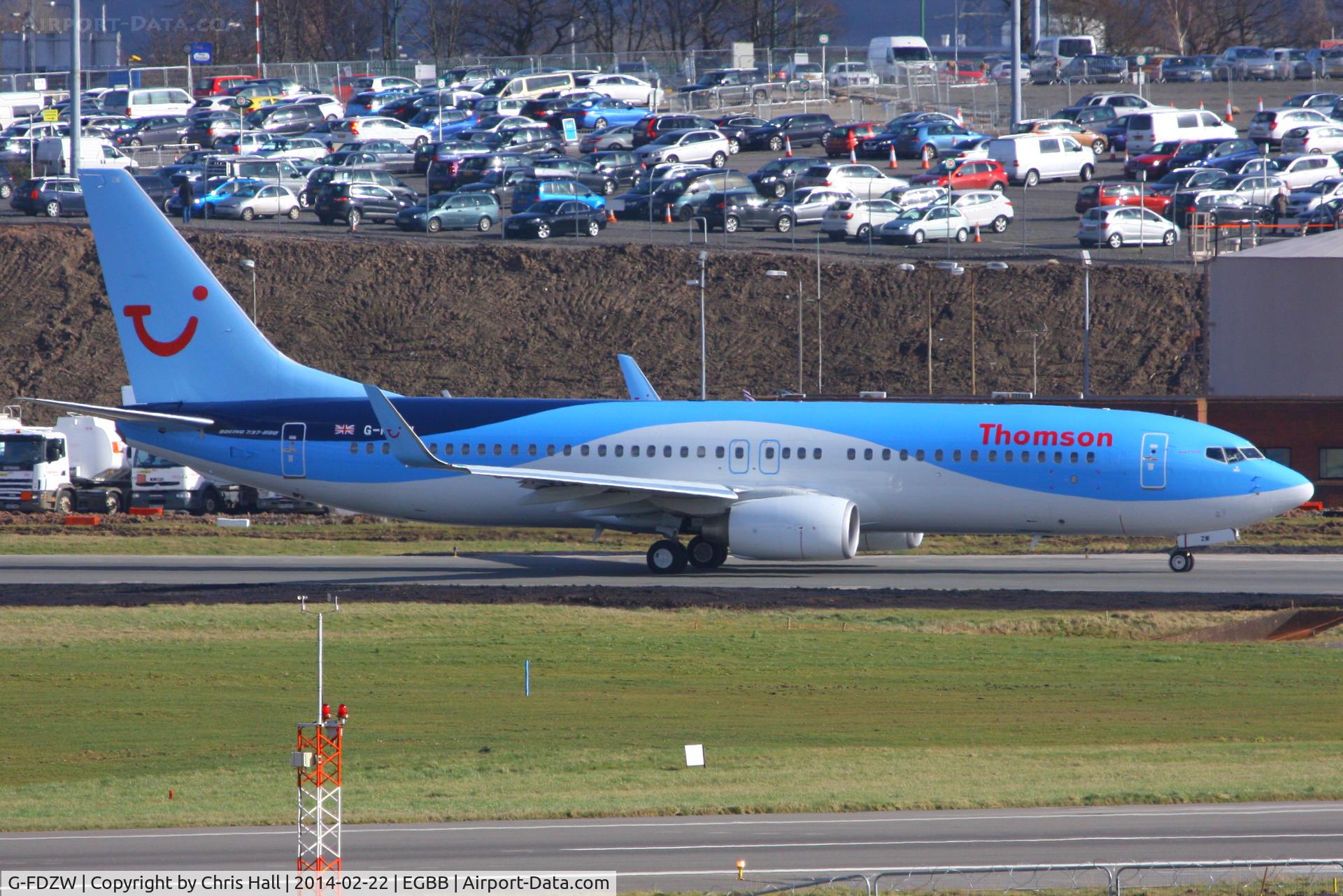 G-FDZW, 2011 Boeing 737-8K5 C/N 37254, Thomson