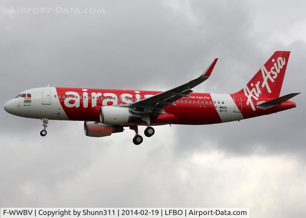 F-WWBV, 2014 Airbus A320-216 C/N 6015, C/n 6015 - To be VT-ATF