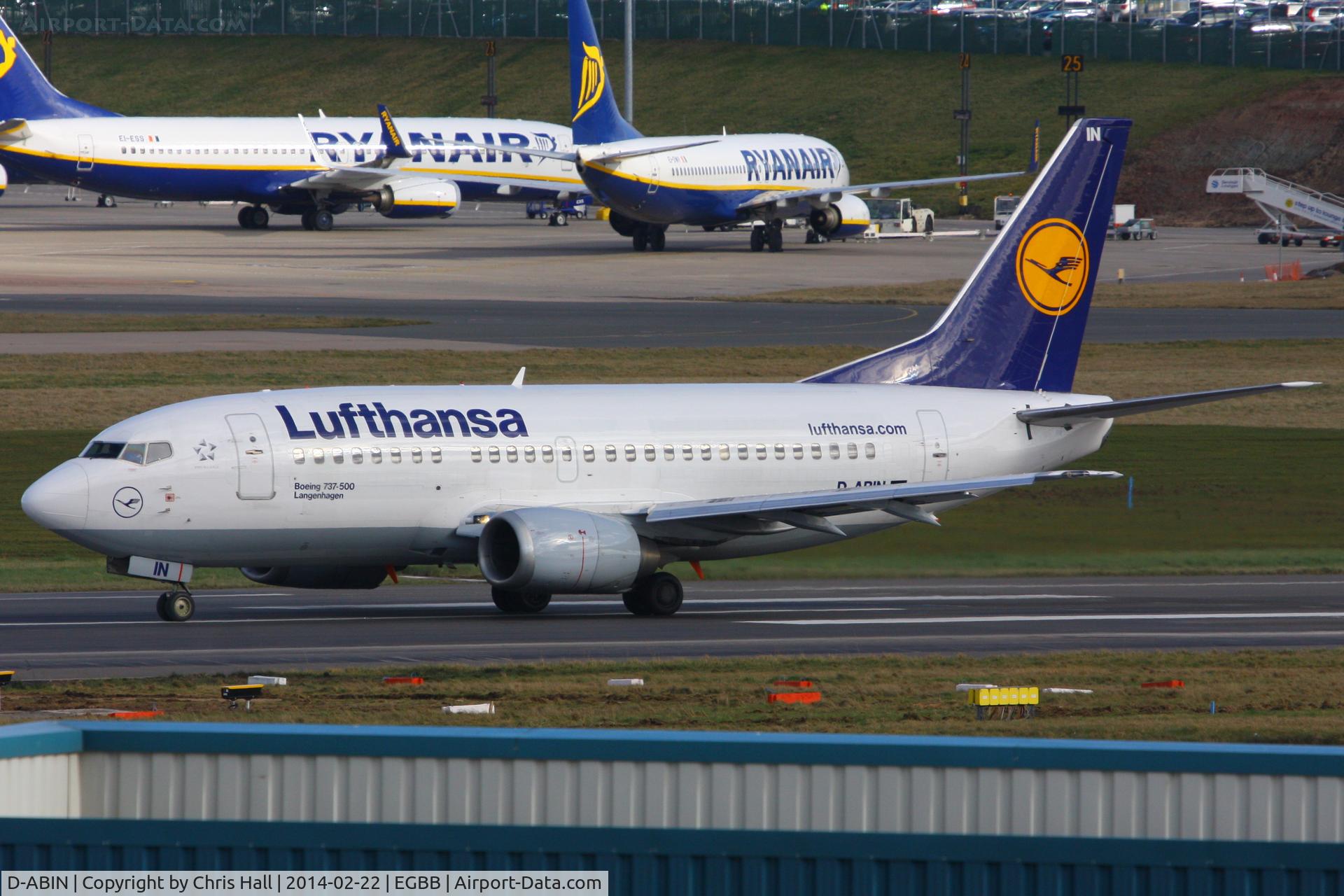 D-ABIN, 1991 Boeing 737-530 C/N 24938, Lufthansa