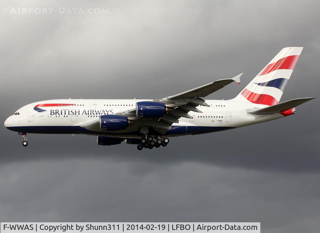 F-WWAS, 2013 Airbus A380-841 C/N 148, C/n 0148 - To be G-XLEE