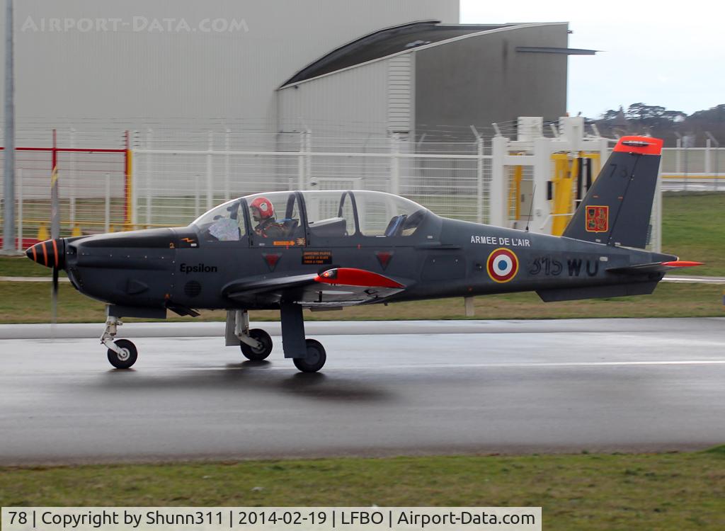 78, Socata TB-30 Epsilon C/N 78, Taxiing to the military area...